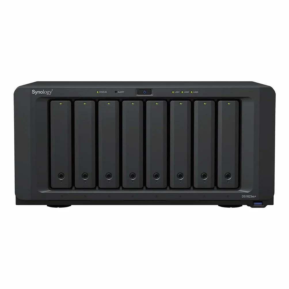 Synology DS1823XS+ NAS 8-bay 3.33/3.6 GHz QuadCore 8GB 2x LAN GbE 10 GbE