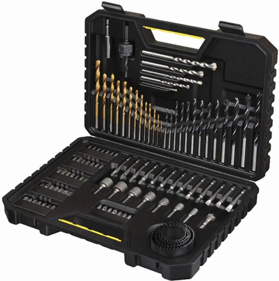 Stanley Sta7205-Xj Zestaw Wierteł, Czarny/Żółty, 100 Elementów