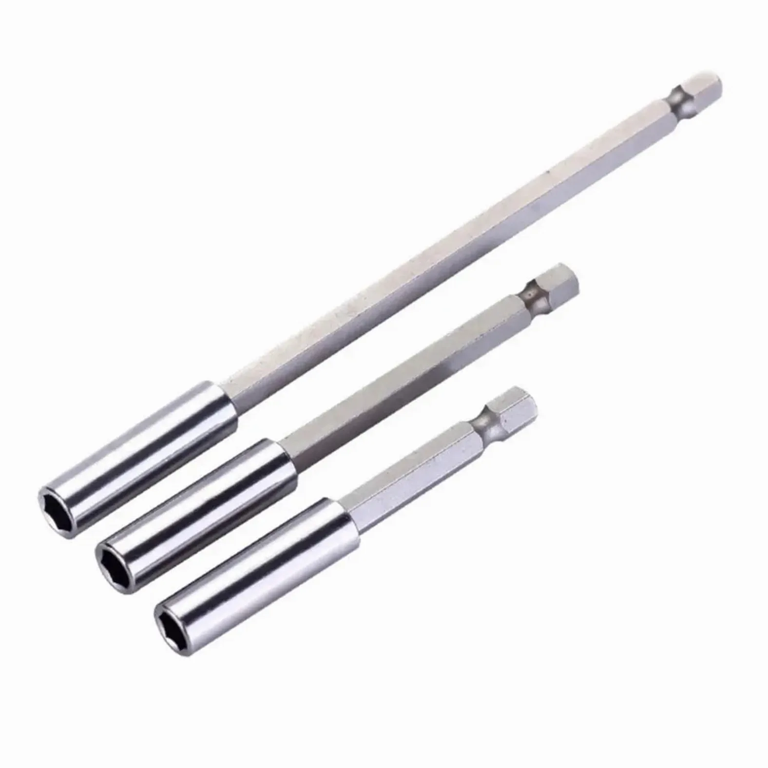 1/10.2 cm sześciokątny magnetyczny uchwyt na bity przedłużające wiertło 60/75/100/150 mm 1 szt. (60 75 100 150 mm)