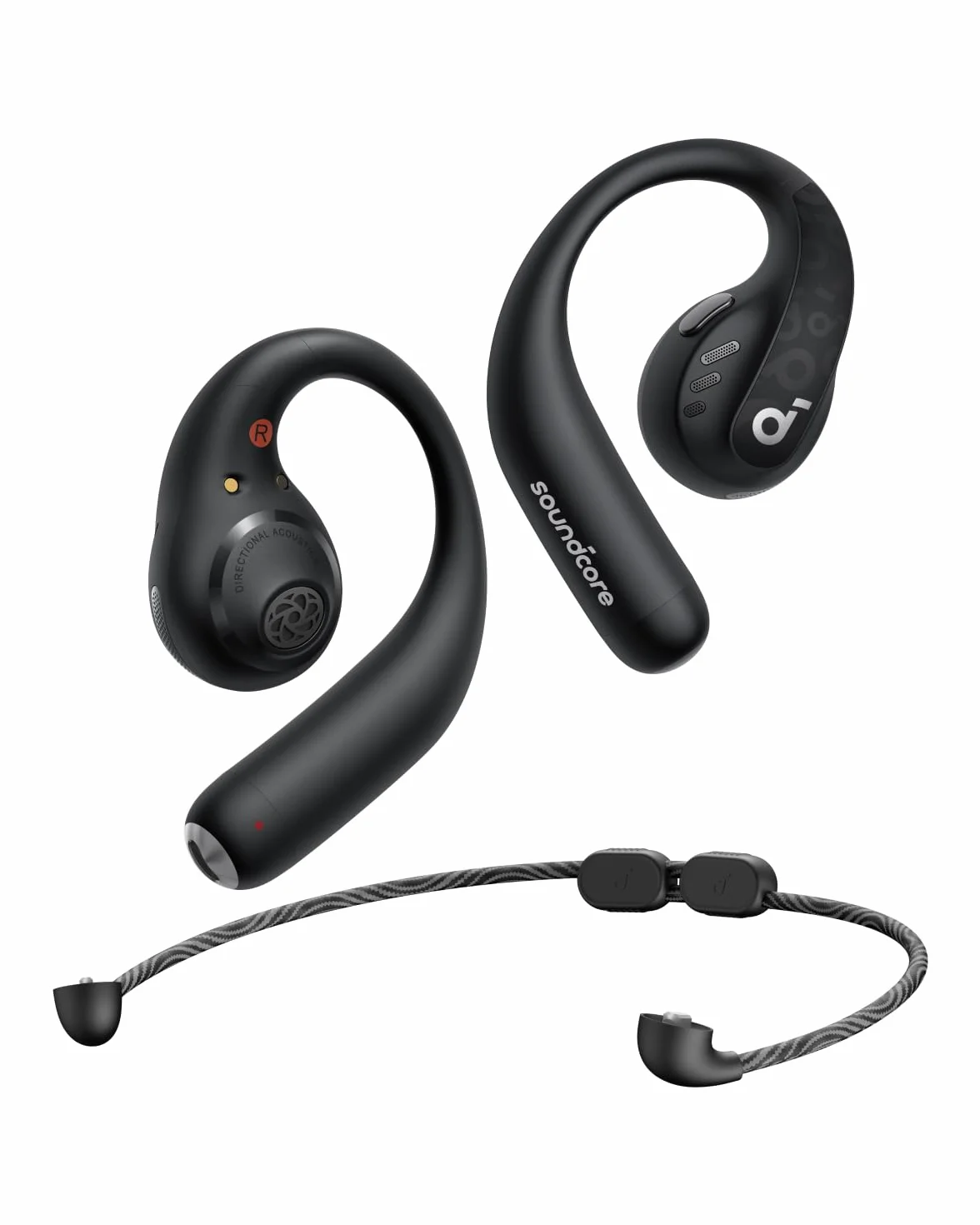 Soundcore by Anker AeroFit Pro Otwarte Słuchawki Ergonomiczna Konstrukcja Szczegółowy Dźwięk