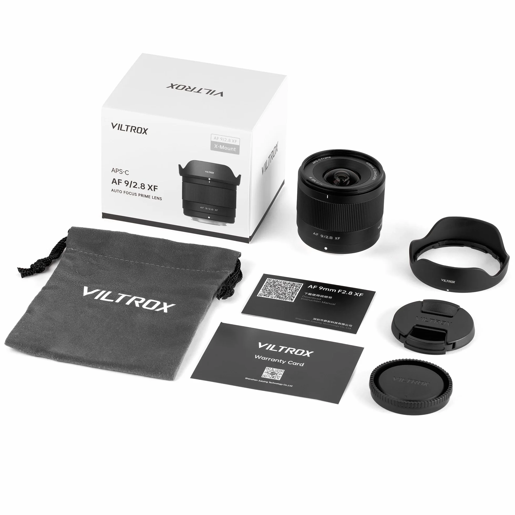 VILTROX AF 9mm F2.8 Obiektyw APS-C Fujifilm X-Mount, ultraszerokokątny z autofokusem
