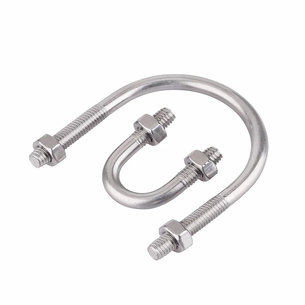 M6 U-Bolt - 304 U-Bolt ze Stali Nierdzewnej z Mocowaniem Nakrętek