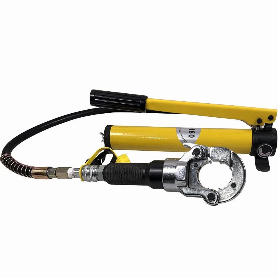 Hydrauliczne szczypce zaciskowe 6T, szczypce zaciskowe do rur miedzianych 12-32 mm, szczypce hydrauliczne do zaciskania z 9 końcówkami, do rur miedzianych lub ze stali nierdzewnej, rur aluminiowych,