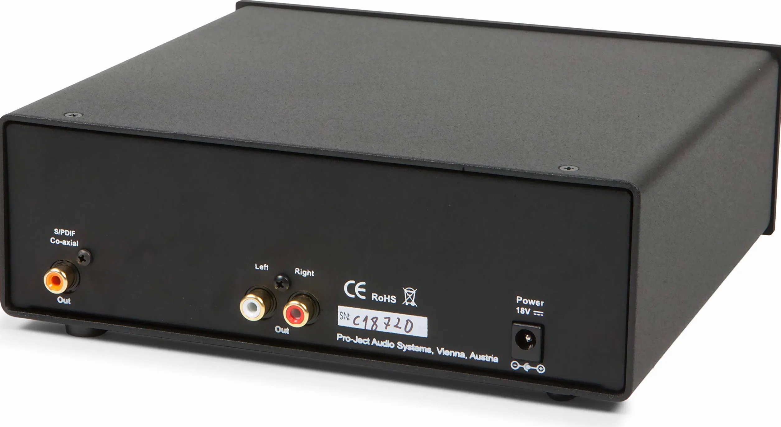 Pro-Ject CD Box DS Black odtwarzacz CD 24-bitowy 192 kHz 100 DB