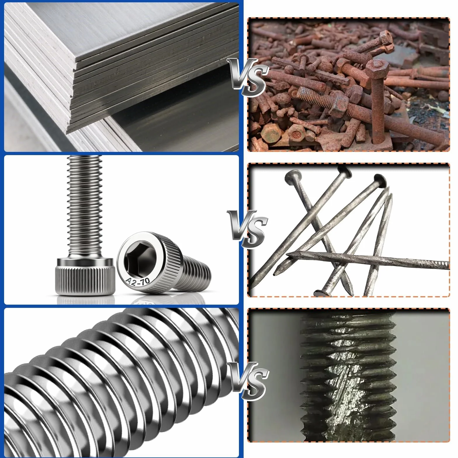 60 sztuk śrub z łbem cylindrycznym M5 x 14 mm śruby ze stali nierdzewnej A2 V2A DIN 912 śruby sześciokątne śruby cylindryczne z gniazdem sześciokątnym pełny gwint śruby imbusowe do mechanicznej