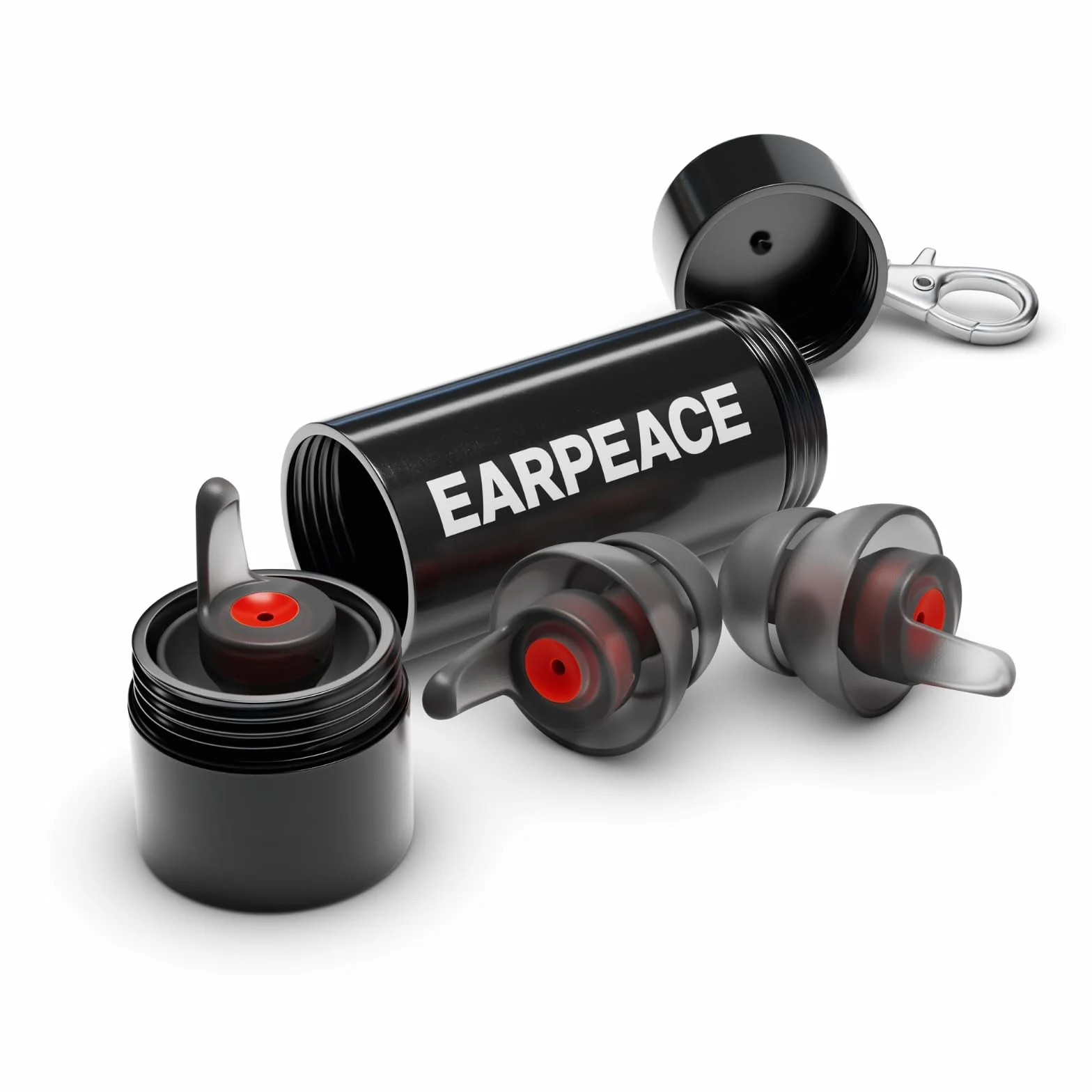 EarPeace Moto Oryginalne zatyczki do uszu z redukcją szumów, wielokrotnego użytku, wysoka jakość ochrony słuchu do motocykli, sportów motorowych, wycieczek, dojazdów do pracy i wyścigów, średni