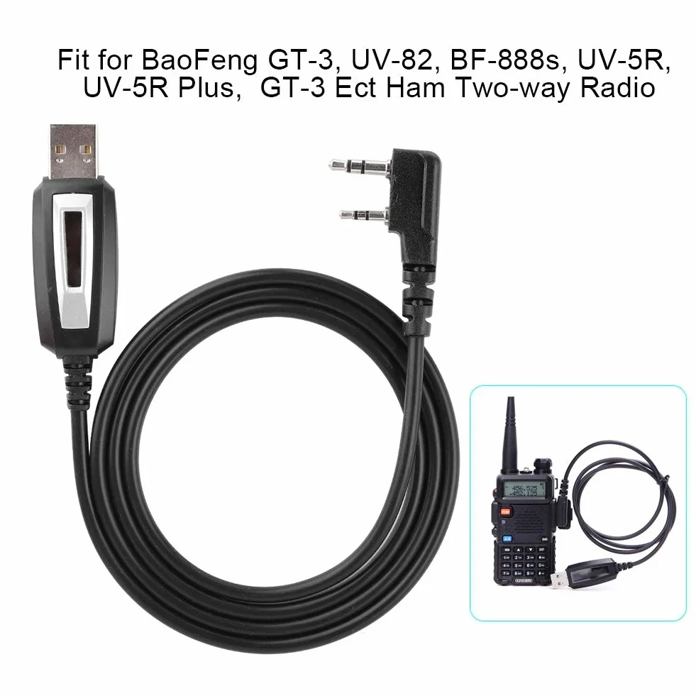 Kabel programowania Baofeng GT-3 UV-82 BF-888s UV-5R do radia dwukierunkowego