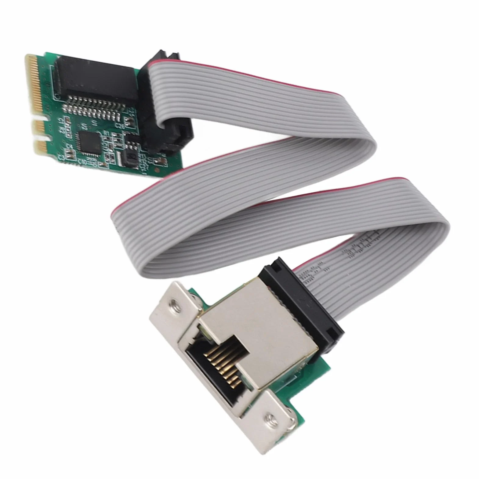 Karta Ethernet M.2 2.5G RTL8125B Karta Sieci Sterowania Przemysłowego Przemysłowa Karta Sieciowa PCIExpress RJ45 M.2 A E do Karty Gigabit Ethernet RTL8111H