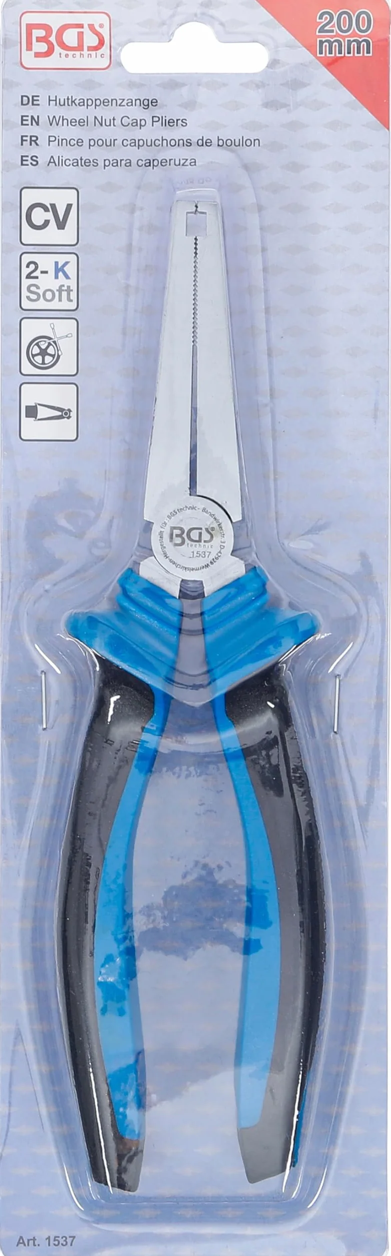 BGS 1537 | Szczypce do zdejmowania nakładek | 200 mm