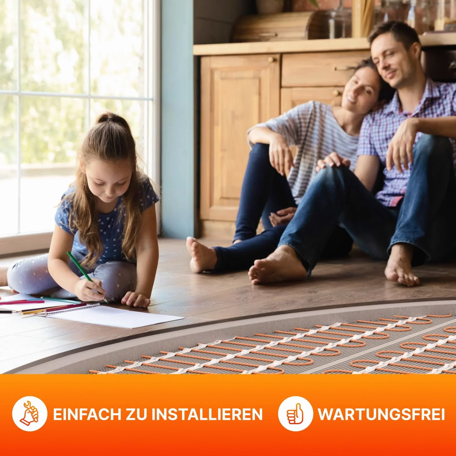 2 x maty grzewcze WARMON CLASSIC 150 W/m² (12 + 8 m²) w zestawie termostat pokojowy TS 25 analogowy - 20 m², termostat: , rozmiar maty: 1,5 m²