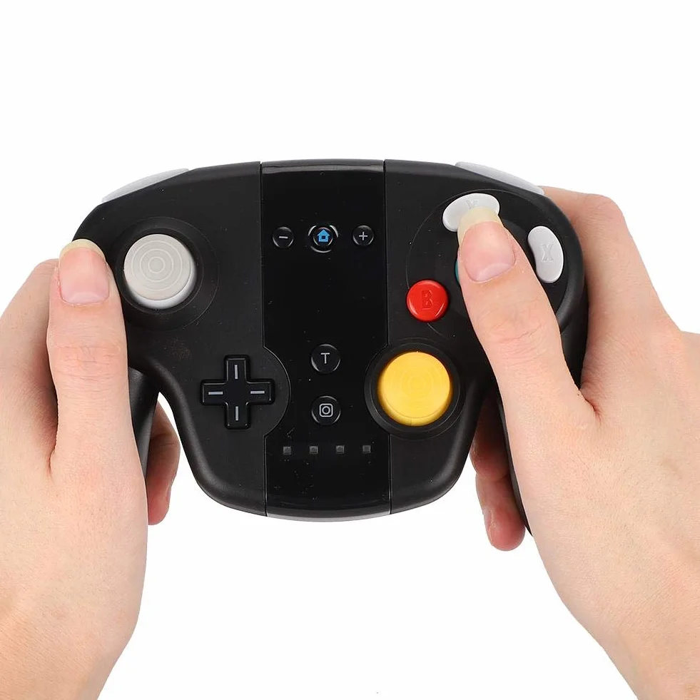 Exliy Kontroler do gier Bluetooth V3.0 Gamepad Ergonomiczny uchwyt do konsoli przełącznik Windows PC
