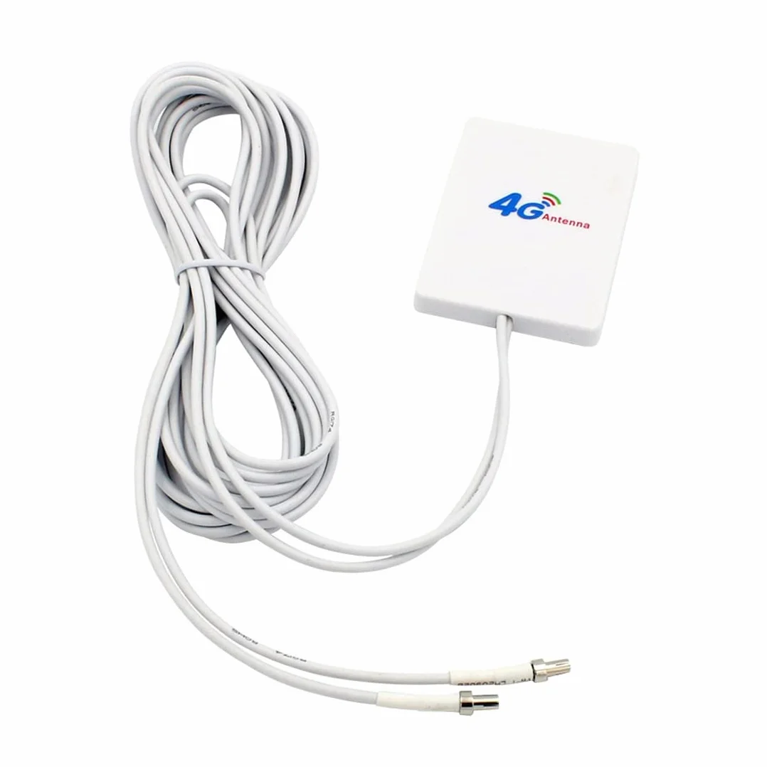 Antena Panelowa 4G LTE 3G SMA TS9 CRC9 Kabel 2m do Modemu E8372 E3372 B315