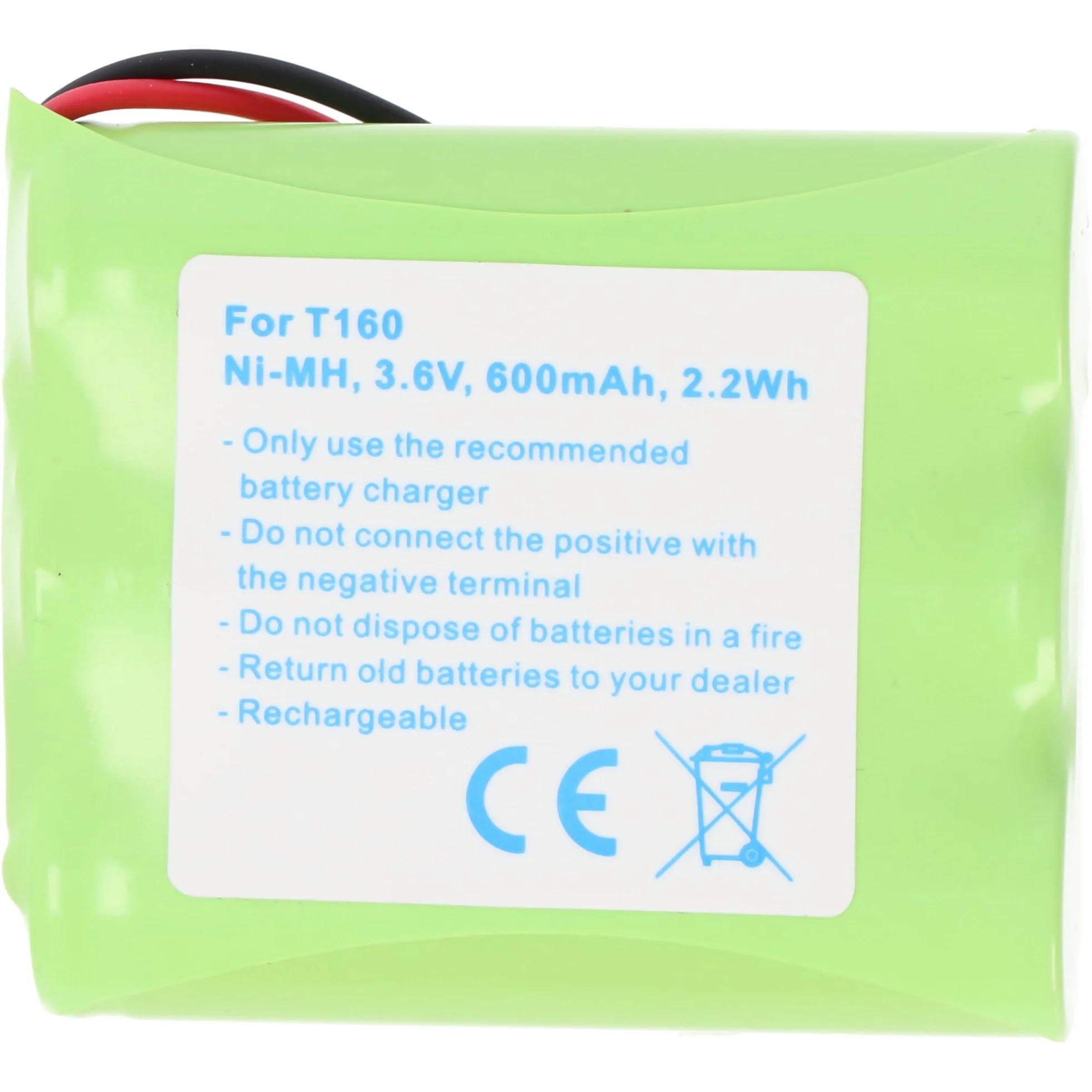 Bateria NiMH 3,6 V 600 mAh do telefonu bezprzewodowego Panasonic Philips Sanyo