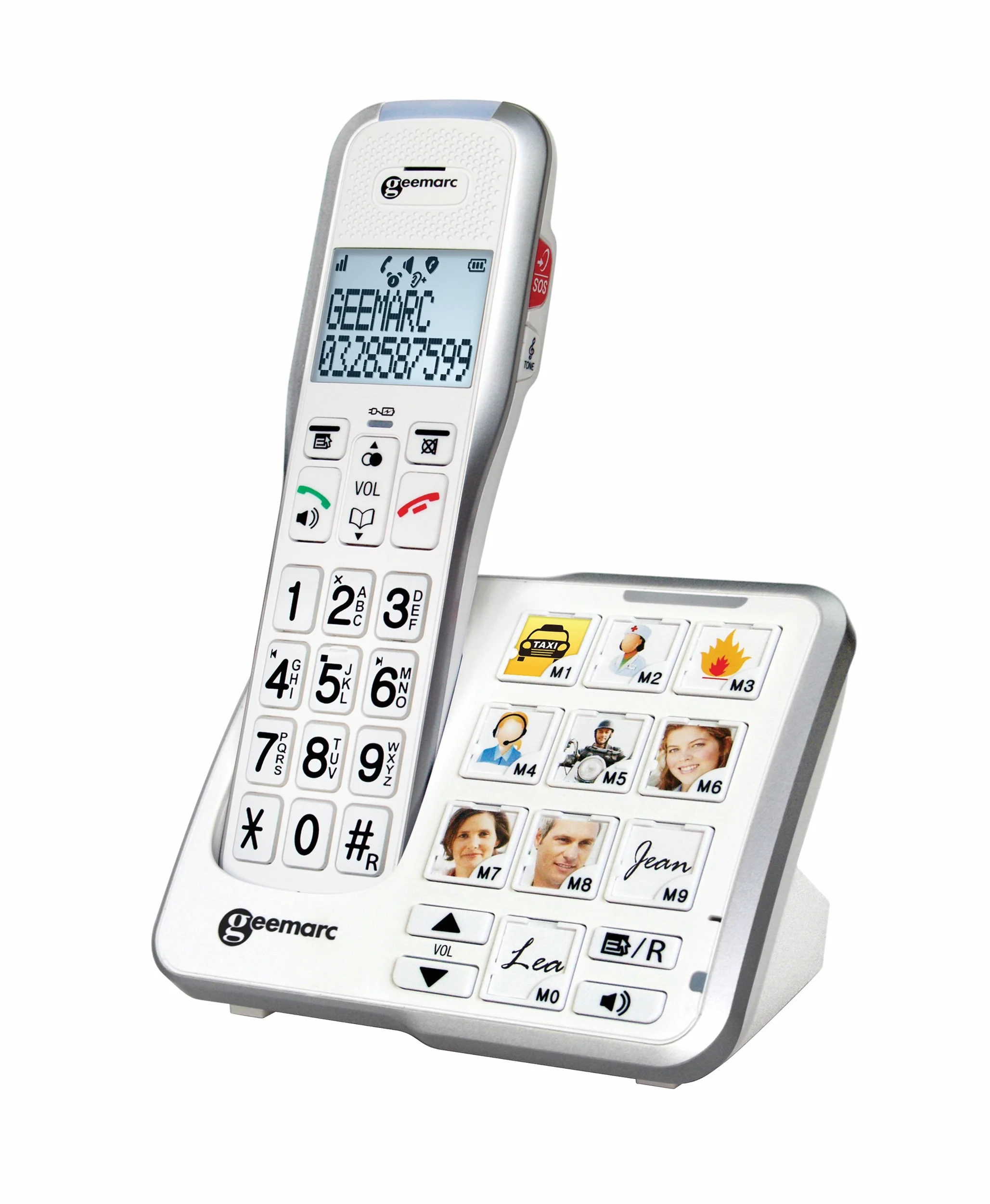 Geemarc Amplidect 595 Photo – wzmocniony telefon stacjonarny z połączeniem alarmowym