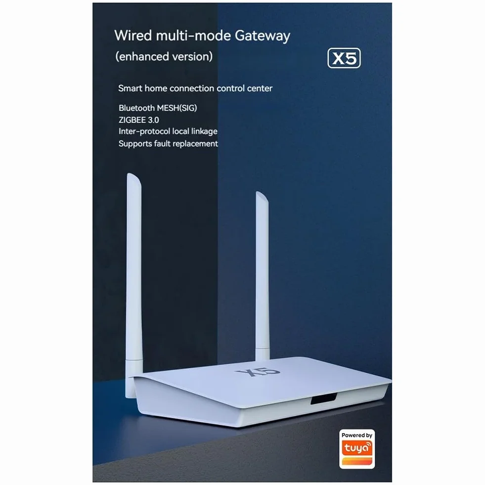 Tuya Smart Gateway HUB Bluetooth Multi-Mode Zigbee 3.0 Smart Home Gateway do wtyczki UE