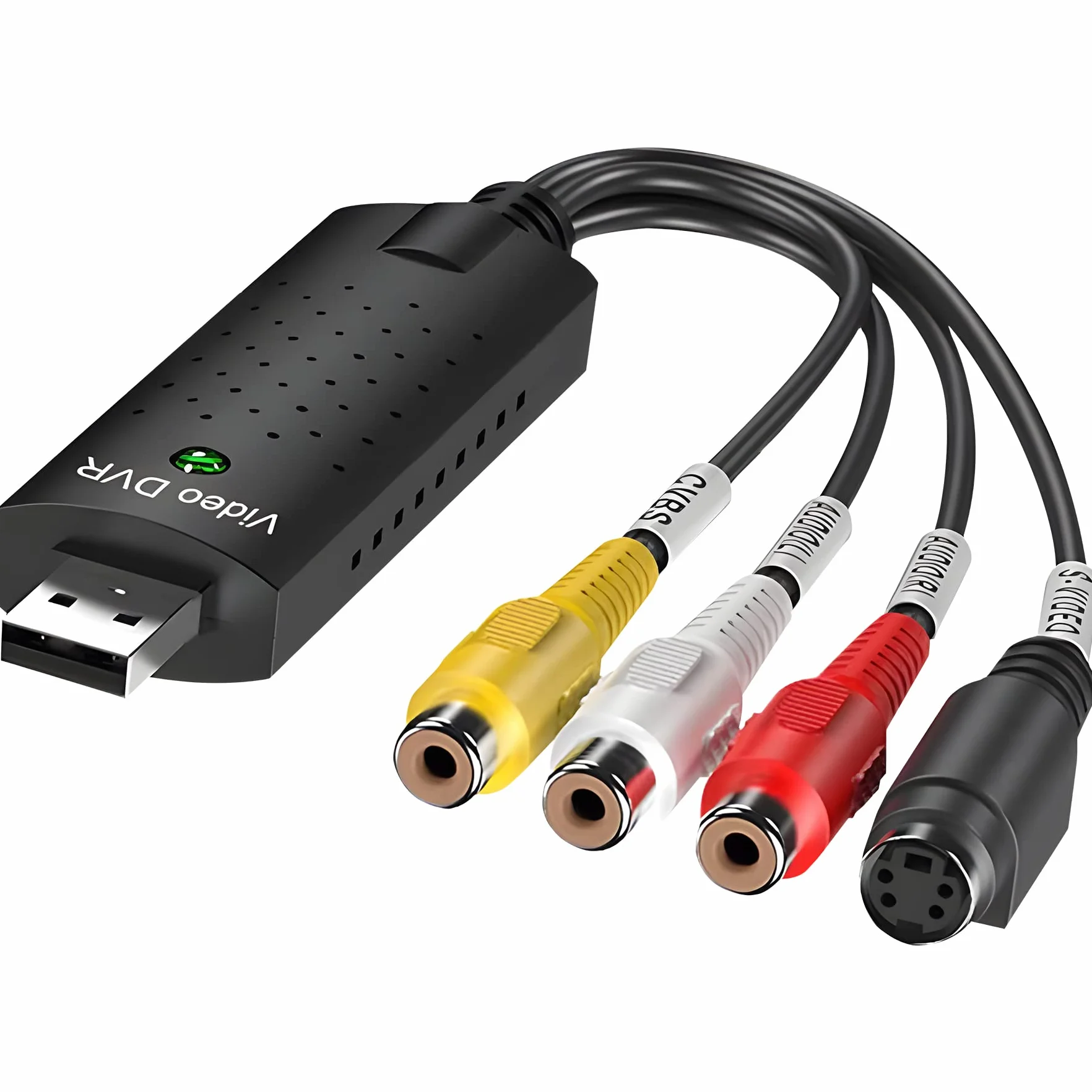 Retoo Video Audio Grabber USB 2.0 VHS VCR nagrywarka cyfrowa DVD konwerter