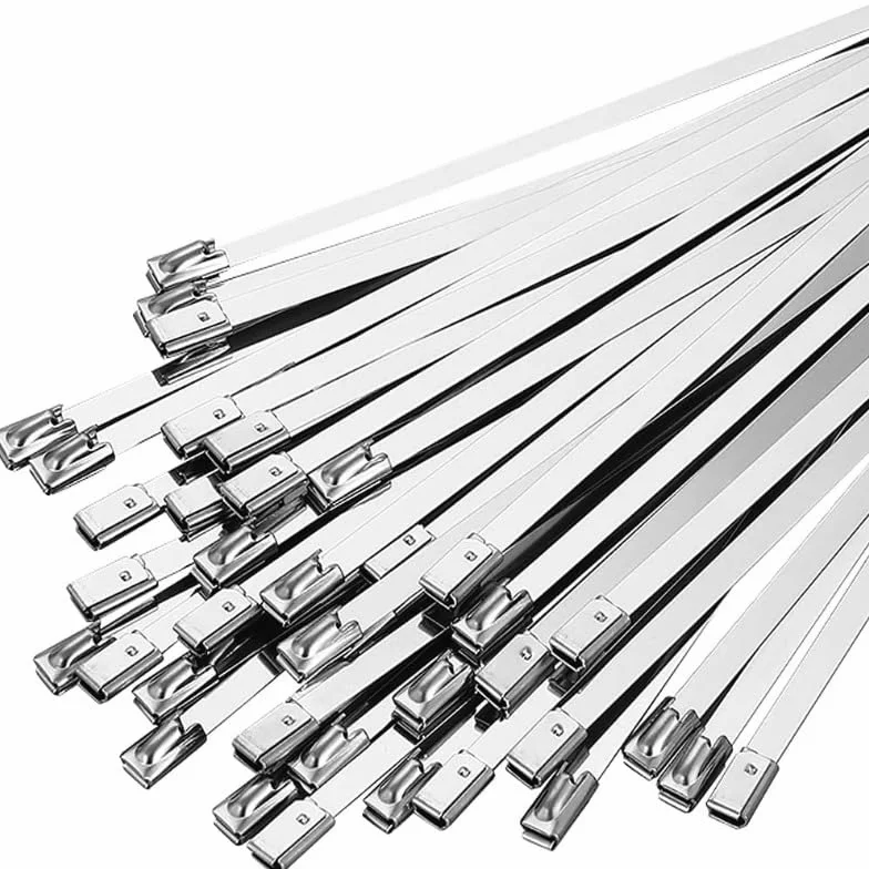 metalowe opaski kablowe, Ok. 300/20 szt. Stal nierdzewna, wytrzymała, metalowa opaska zaciskowa do owijki wydechowej, uniwersalny, samoblokujący pierścień mocujący, 200(60,4.6 * 150mm)