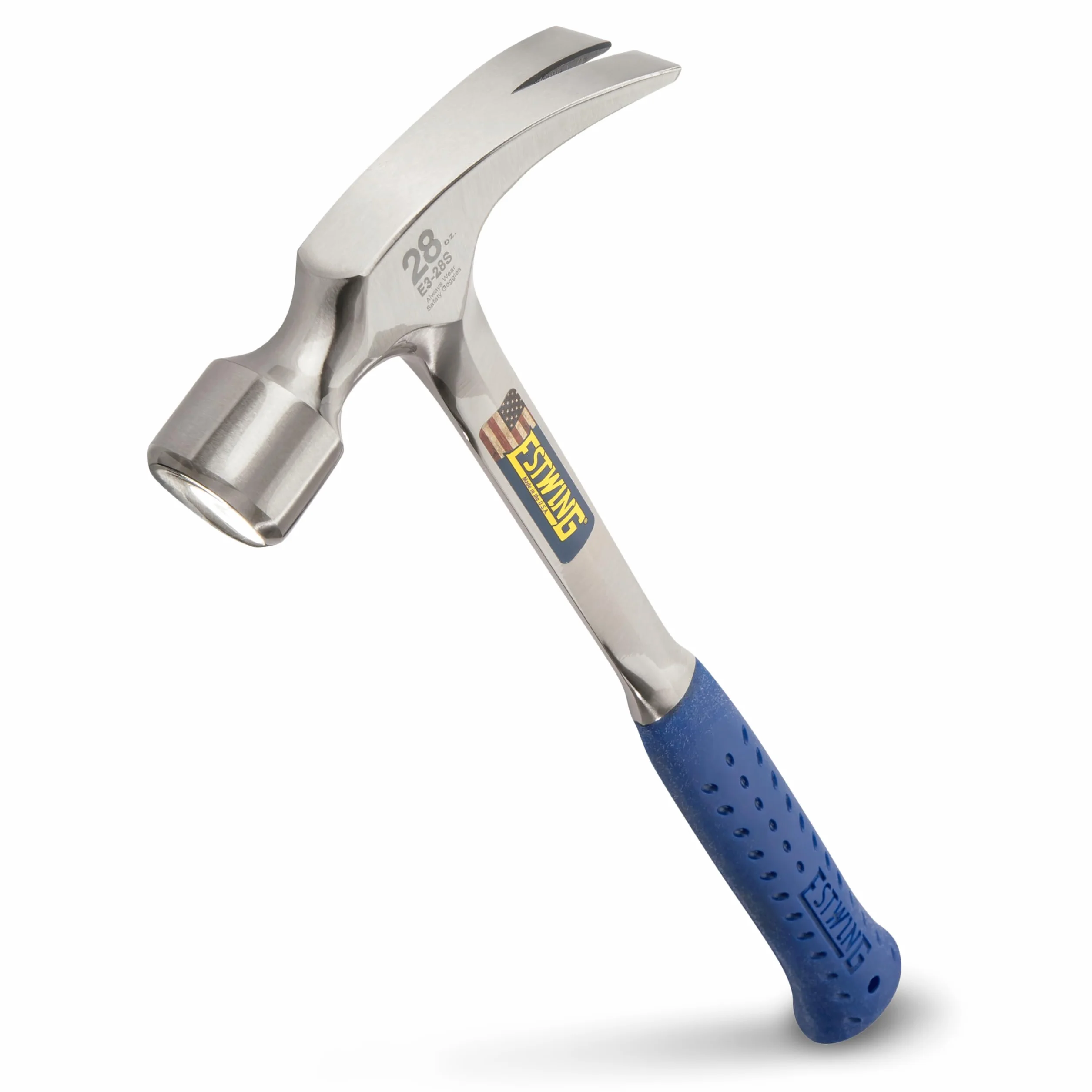 Estwing E3/28s Prosty młotek do oprawienia pazurów - Vinyl Grip 793.8 g