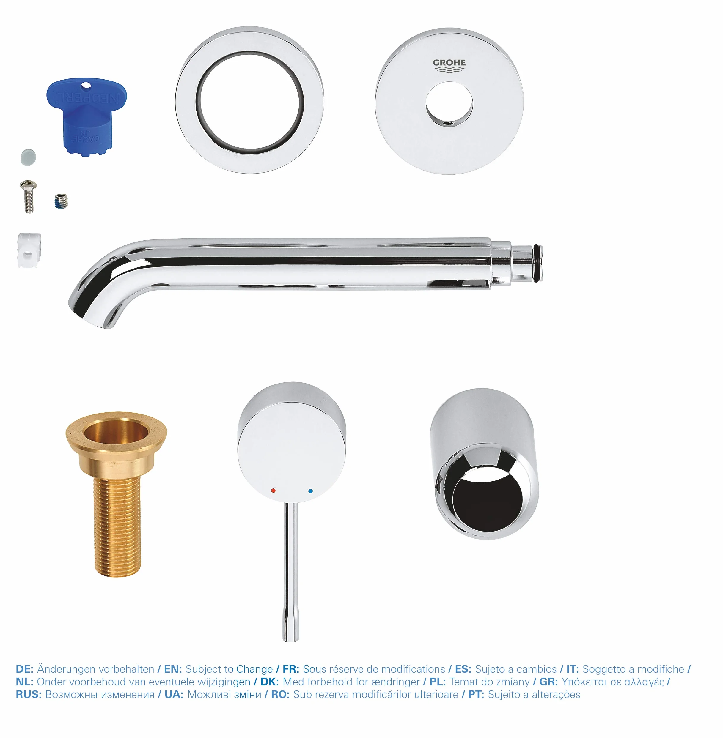 GROHE Essence 2-otworowa bateria umywalkowa Rozmiar M