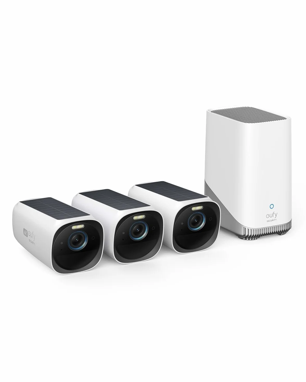 eufy S330 eufyCam 3 Bezprzewodowa Kamera Bezpieczeństwa 4K z Panelem Słonecznym