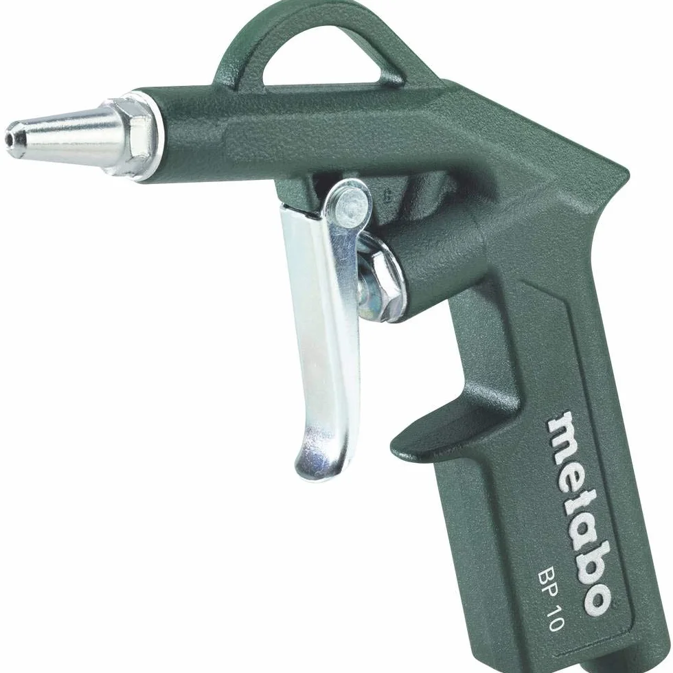 Metabo Pistolet pneumatyczny BP 10 (601579000) karton, ciśnienie robocze: 2-6 bar, zapotrzebowanie powietrza: 100-200 l/min, waga: 0,1 kg