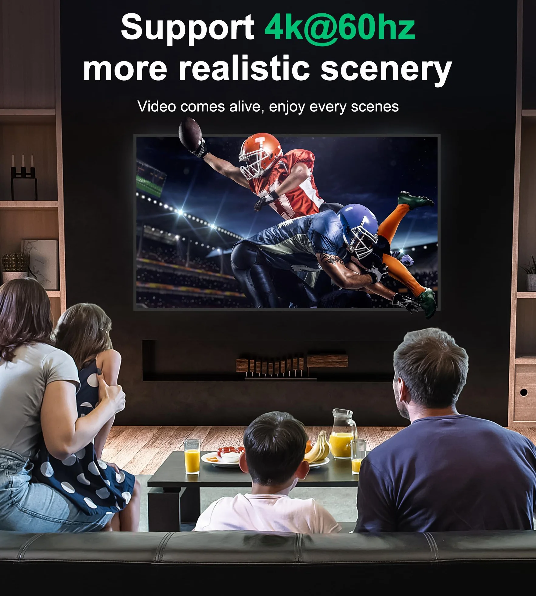 GANA Dwukierunkowy rozdzielacz HDMI Switch 4K 2 wejścia 1 wyjście aluminiowy przełącznik HDMI 4K 3D 1080P różowy
