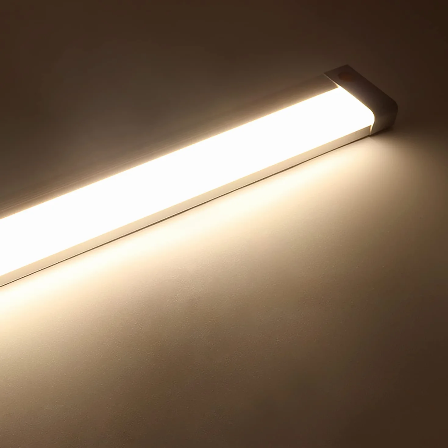 da LIGHT Lampa LED do zabudowy podszafkowej z czujnikiem 26 V, 4 W, 320 lm, 4000 K, naturalna biel, lampa kuchenna, przełącznik bezdotykowy, czujnik podczerwieni, listwa kuchenna, oświetlenie szafki