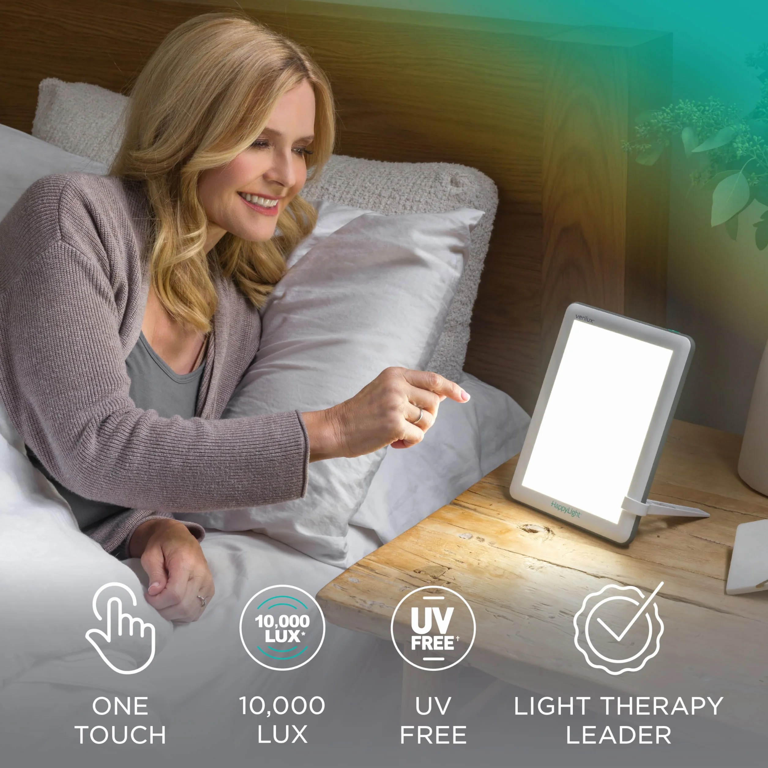 Verilux HappyLight VT22 Lampa do terapii światłem 100000 Lux z soczewką 35"