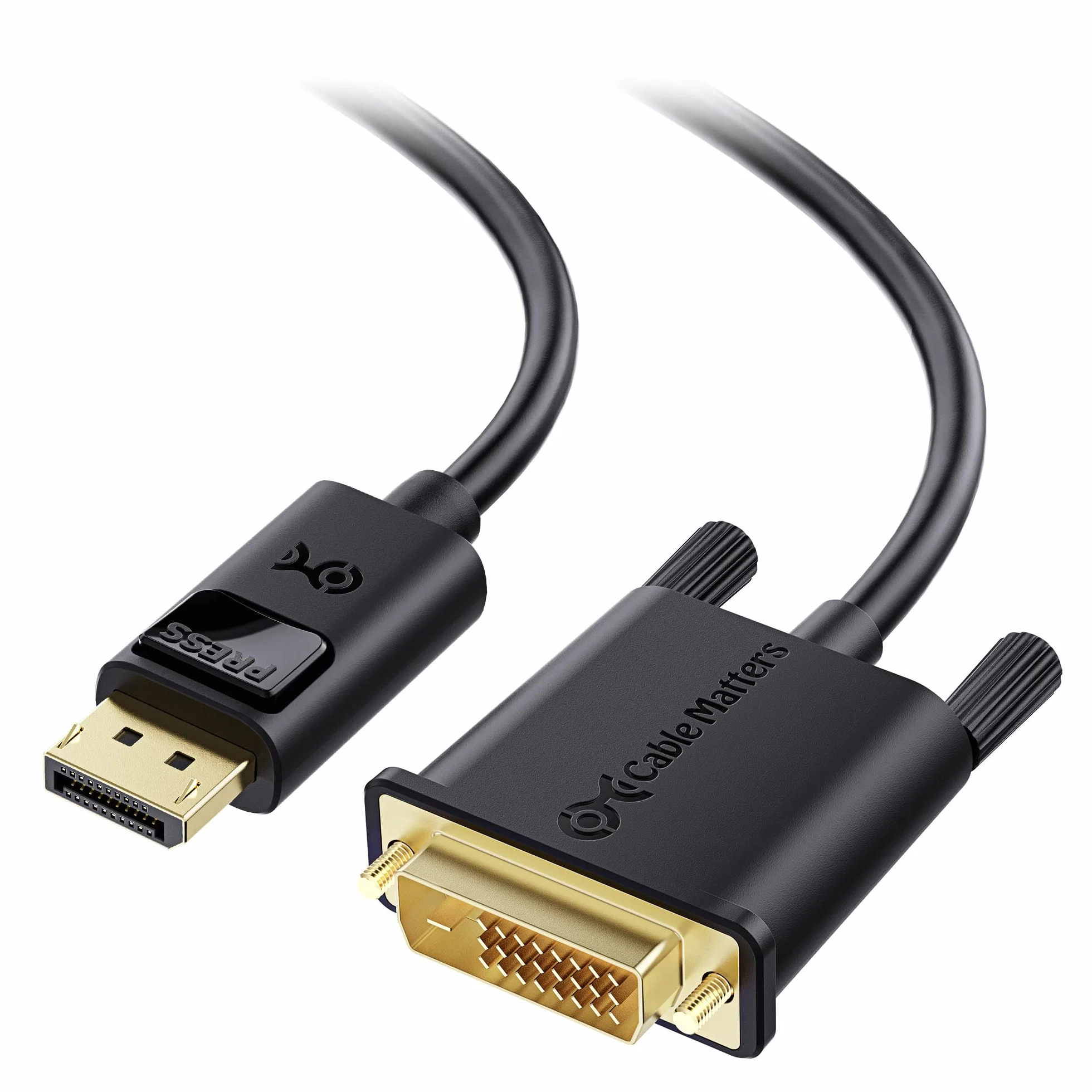Cable Matters Kabel DisplayPort do DVI (kabel DP do DVI) 1,8 m