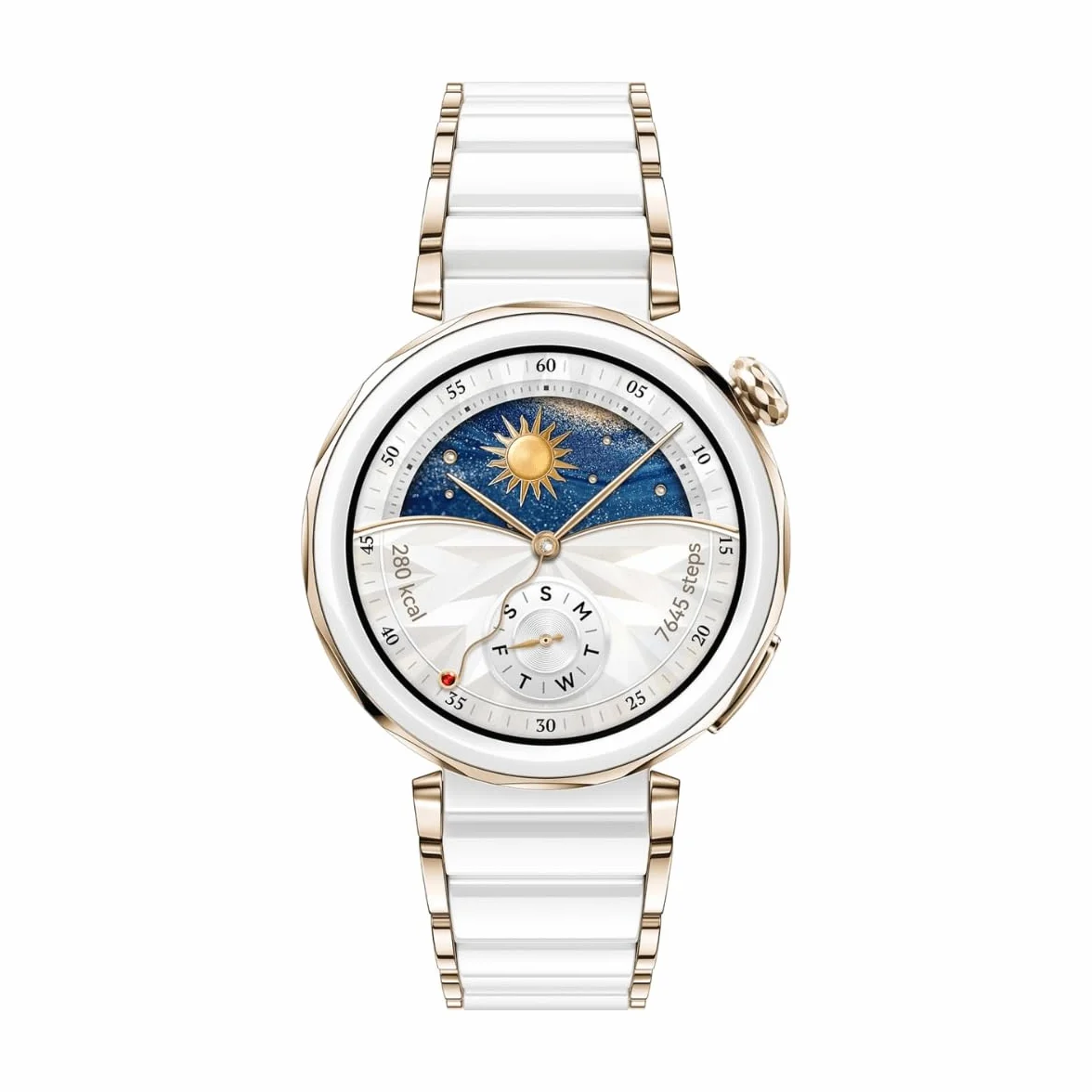 HUAWEI WATCH GT 5 Pro 42 mm Smartwatch, ostre krawędzie, profesjonalny zegarek sportowy, śledzenie stanu zdrowia, monitorowanie EKG, czas pracy baterii do 14 dni, GPS, połączenie Bluetooth, iOS i