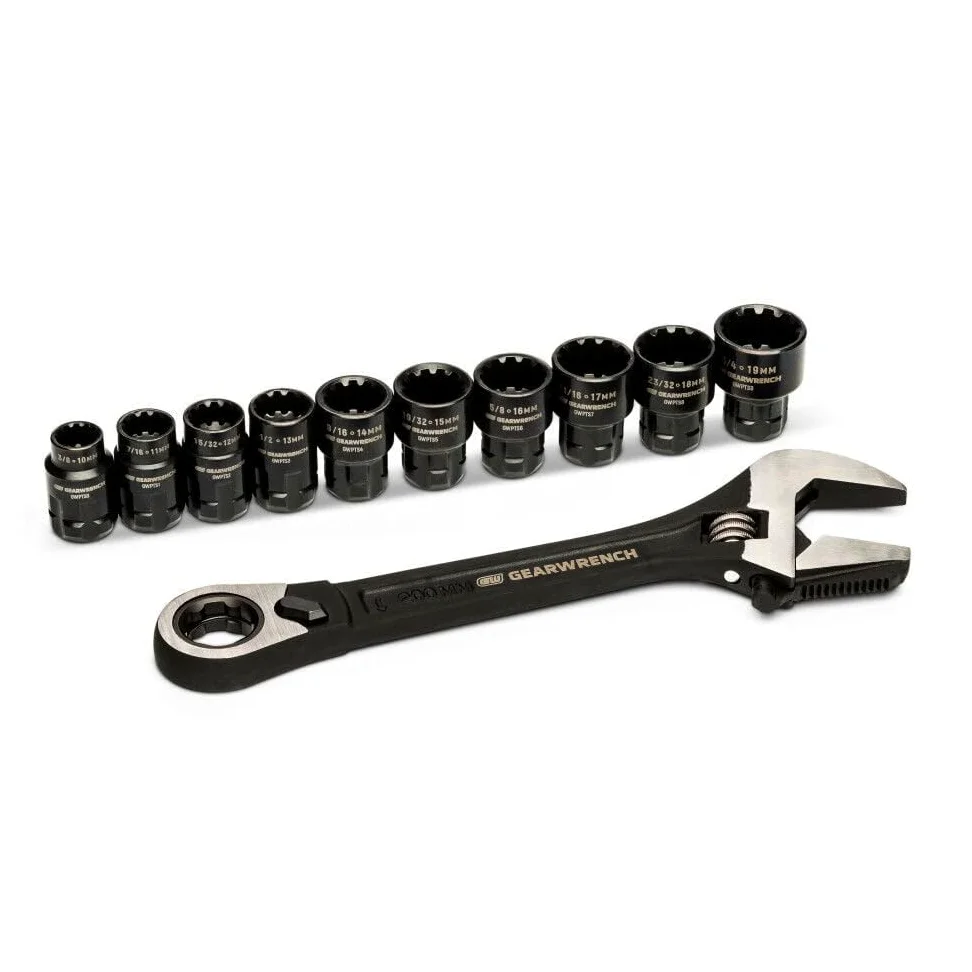 GEARWRENCH 11-częściowy zestaw kluczy nastawnych | GWPTAW8