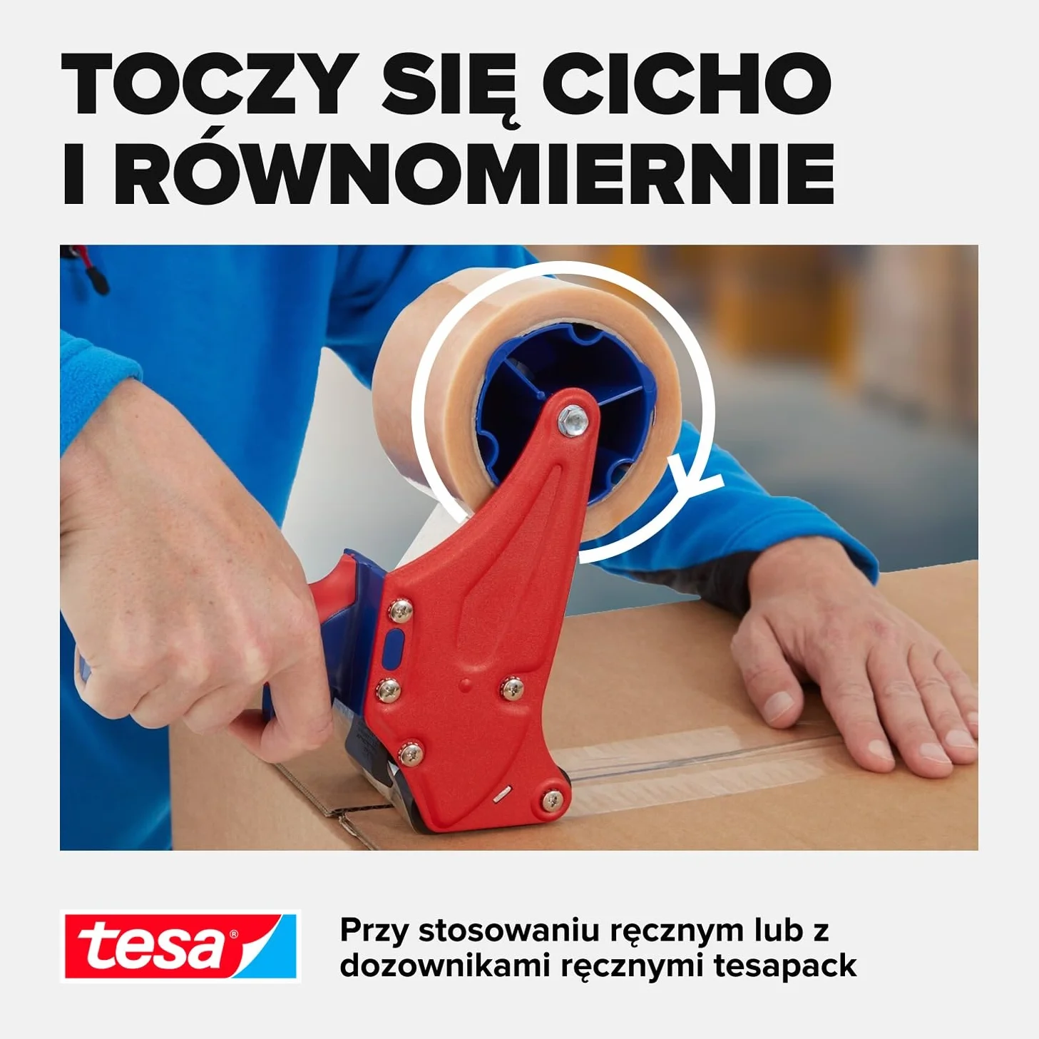 tesapack Taśma do Pakowania, do Kartonów o Średniej Wadze, 66 m x 50 mm, Przezroczysty
