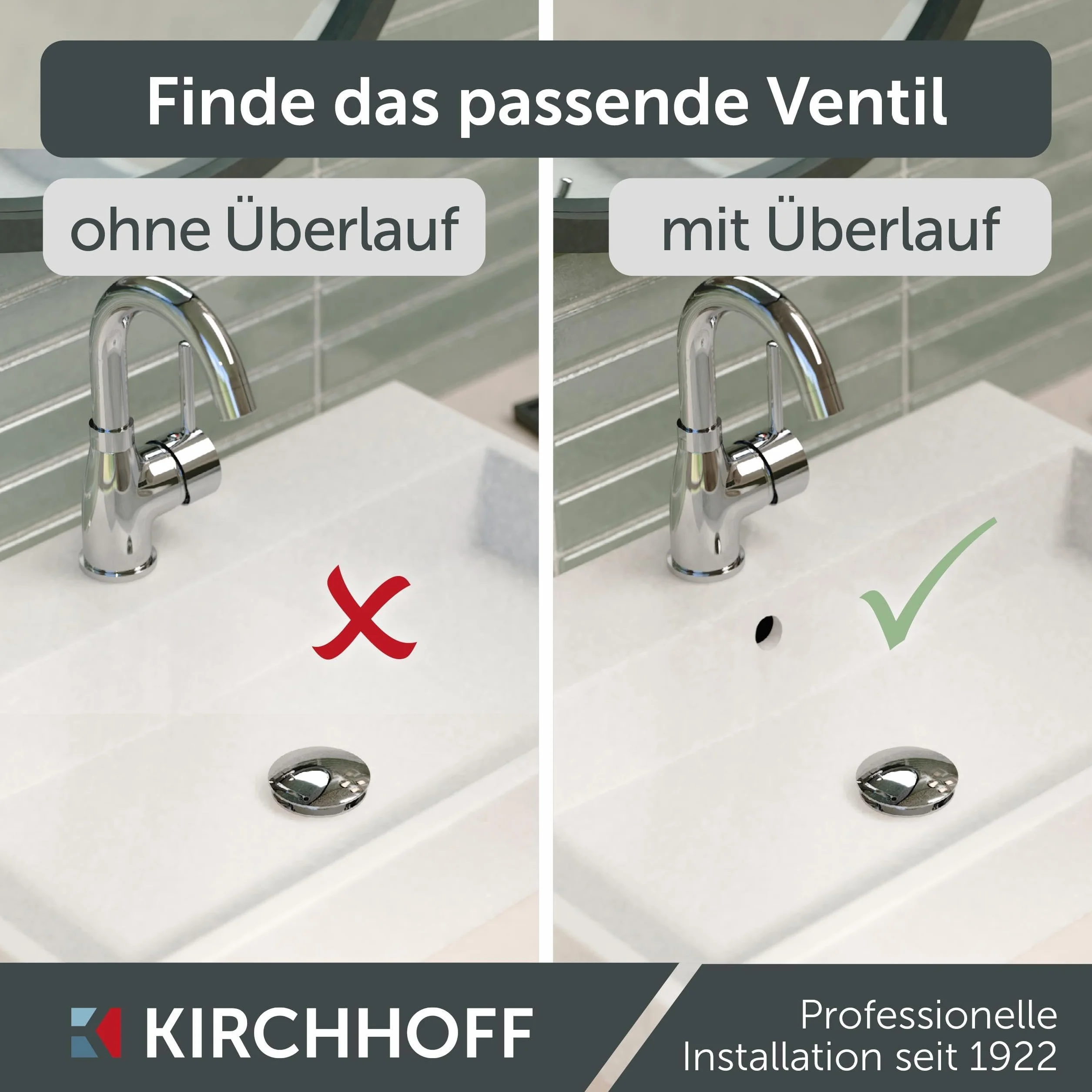 Kirchhoff Odpady designerskie – Alva 11/4 cala x 65 mm, 98807330
