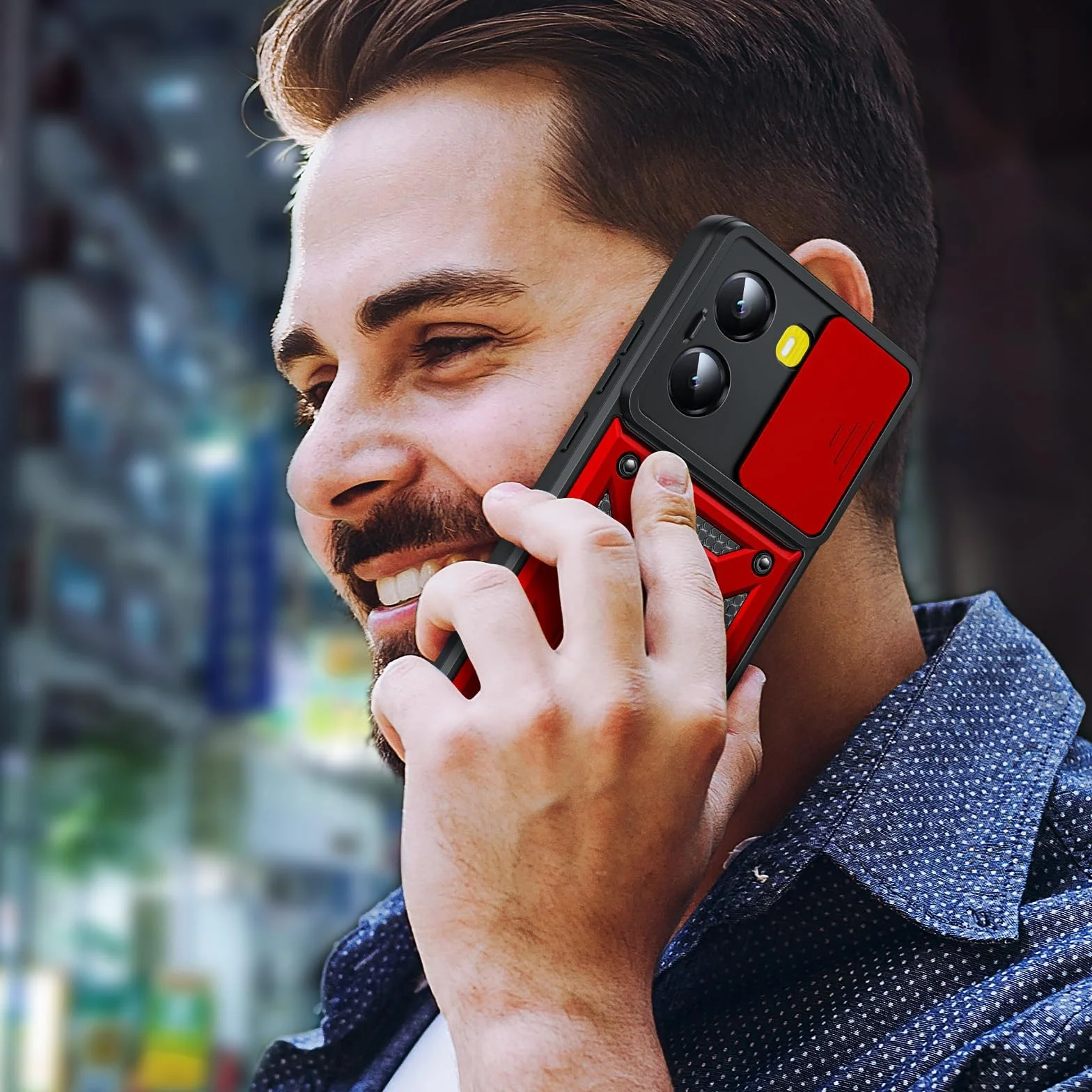 LeYi Etui do Xiaomi Poco X7 PRO ze szkłem hartowanym, odporny na wstrząsy TPU zderzak 360°
