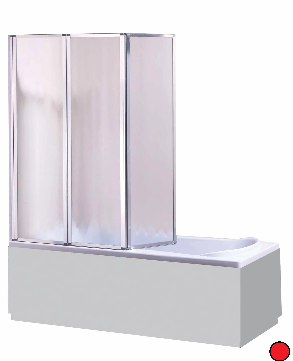 ŚCIENKA WANNA DF/7 METACRYLAT, WYSOKOŚĆ 140X130, BIAŁA