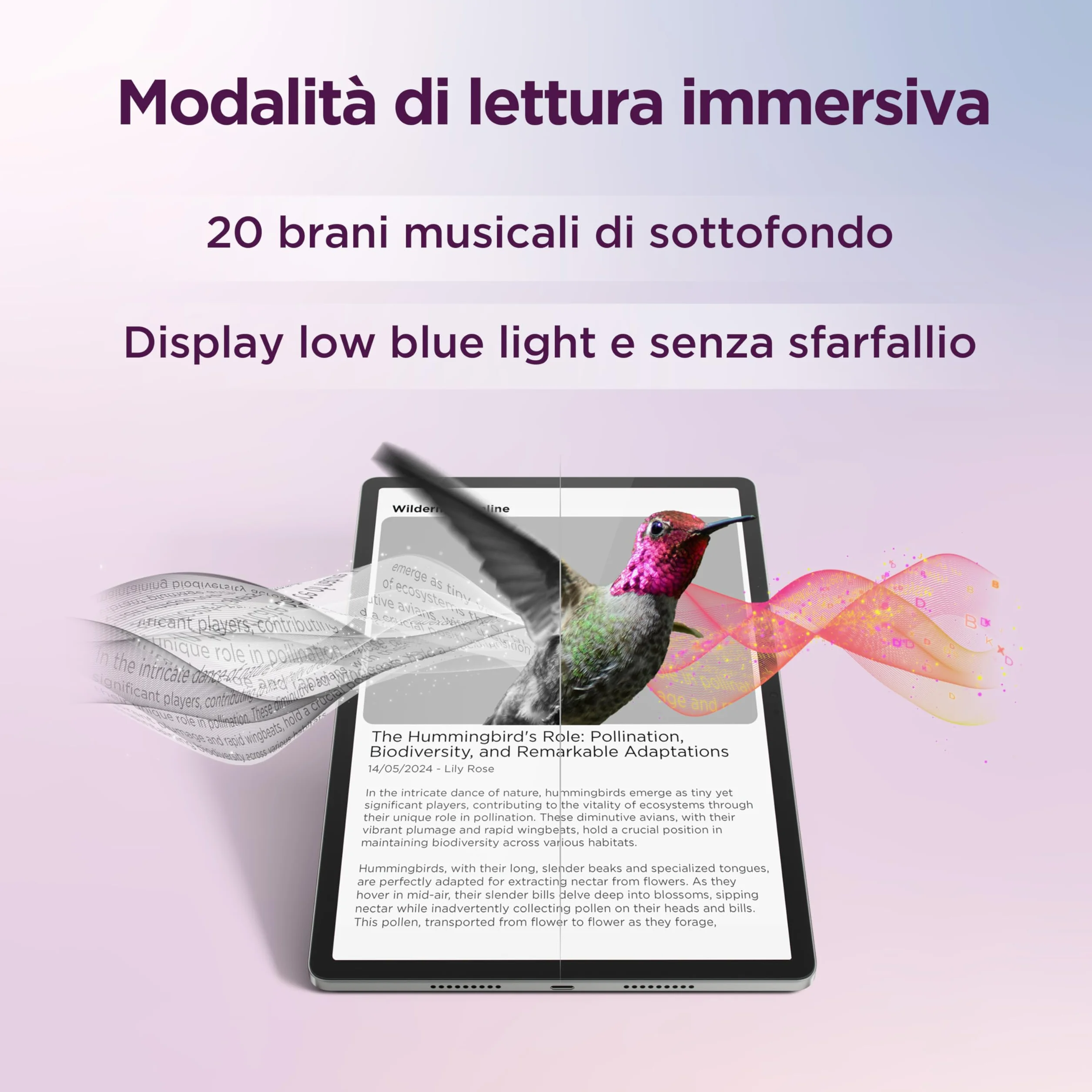 Lenovo Idea Tab Pro 12,7" 3K 144 Hz Tablet, MediaTek Dimensity 8300, 8 GB RAM, 256 GB, WiFi 6, Android 14, Seafoam Green