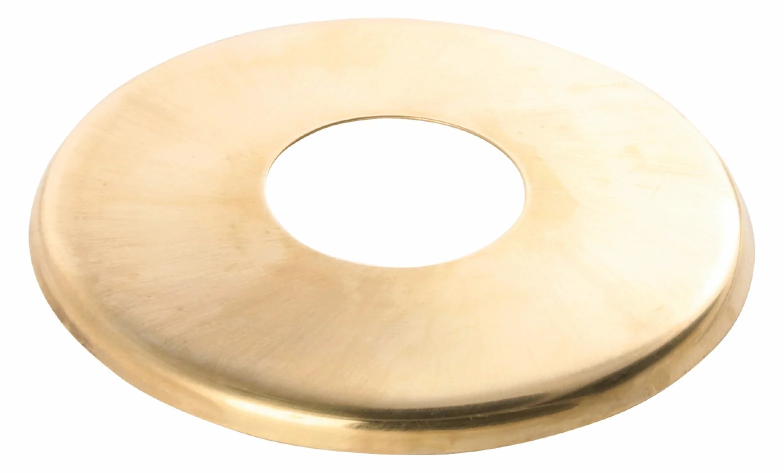 Sanitop-Wingenroth Rozeta do kranu | 22 mm lub typ 1/2" | średnica zewnętrzna 61 mm | wysokość 5 mm | rozeta ścienna do zakrywania nieestetycznych miejsc | rozeta maskująca z polerowanego mosiądzu |