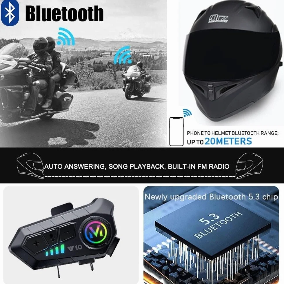 Modułowe kaski Bluetooth Kask motocyklowy Flip-Up Road Legal Kaski motocyklowe z homologacją ECE Podwójne wizjery przeciwmgielne Kask ochronny dla dorosłych mężczyzn i kobiet Kaski integralne(5,