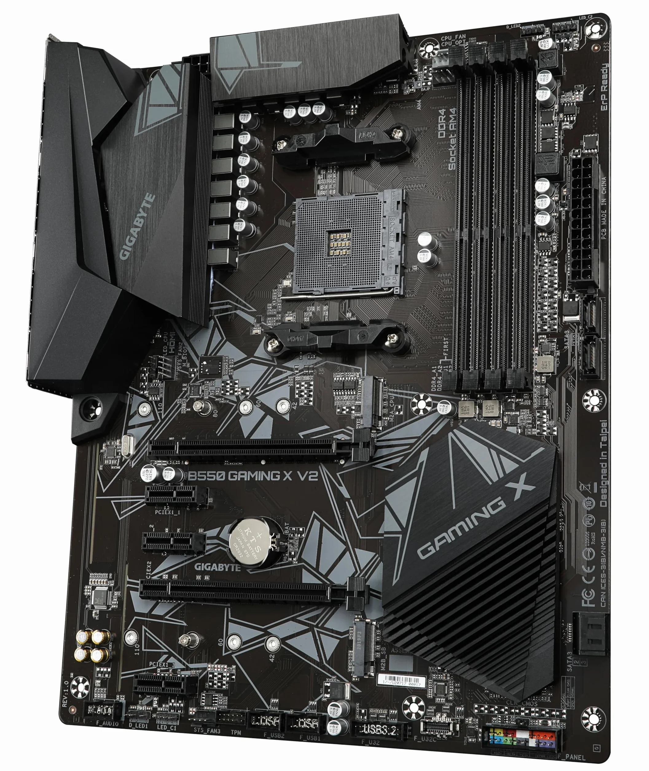 Gigabyte B550 Gaming X V2 Płyta Główna ATX Czarny
