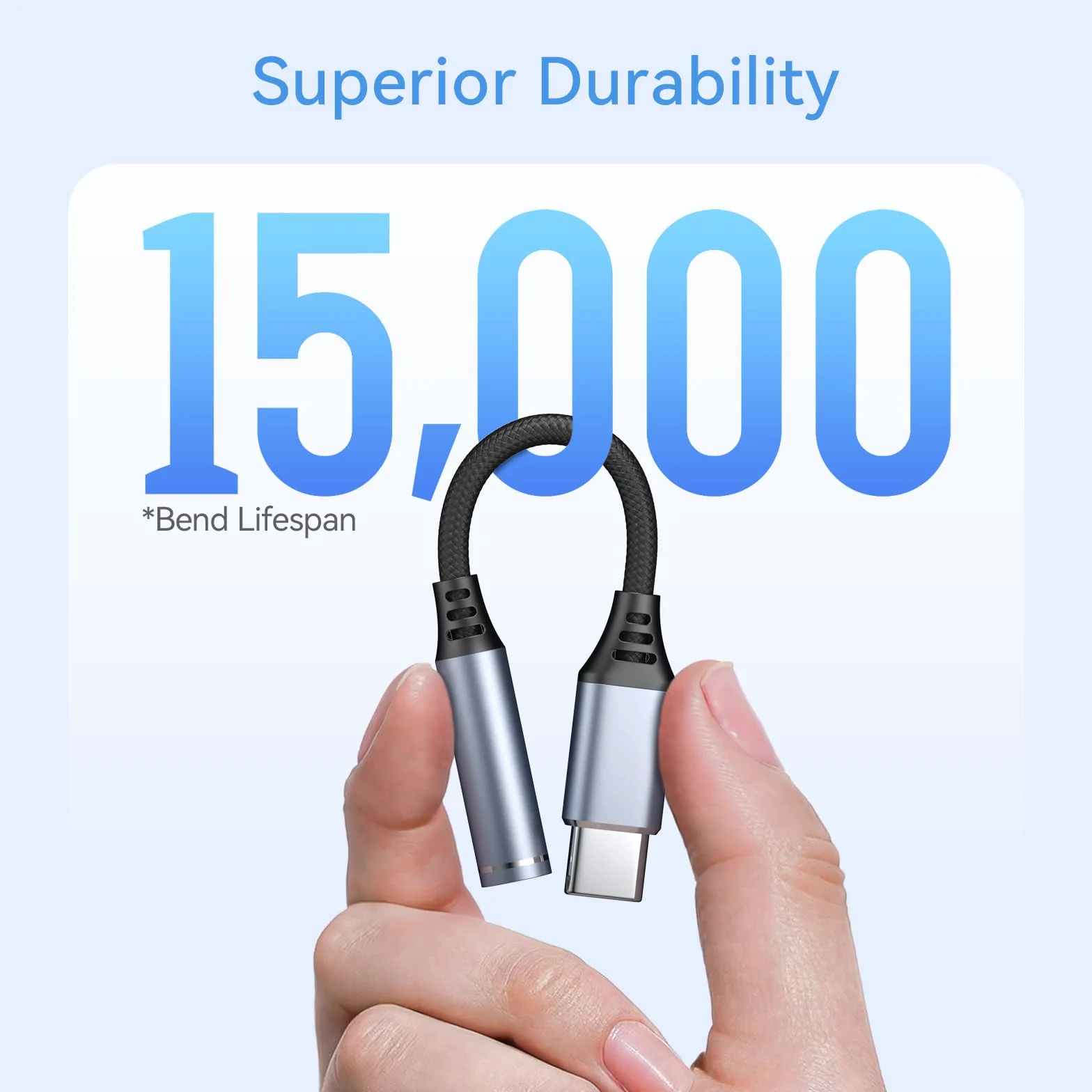 Tobfit adapter USB C na 3,5 mm gniazdo słuchawkowe, kabel audio USB C na Aux do iPhone 16/15/Pro Max/15 Pro/Plus, Samsung Galaxy S25 S24 S23 S22 S21 S20, Huawei, Pixel, iPad