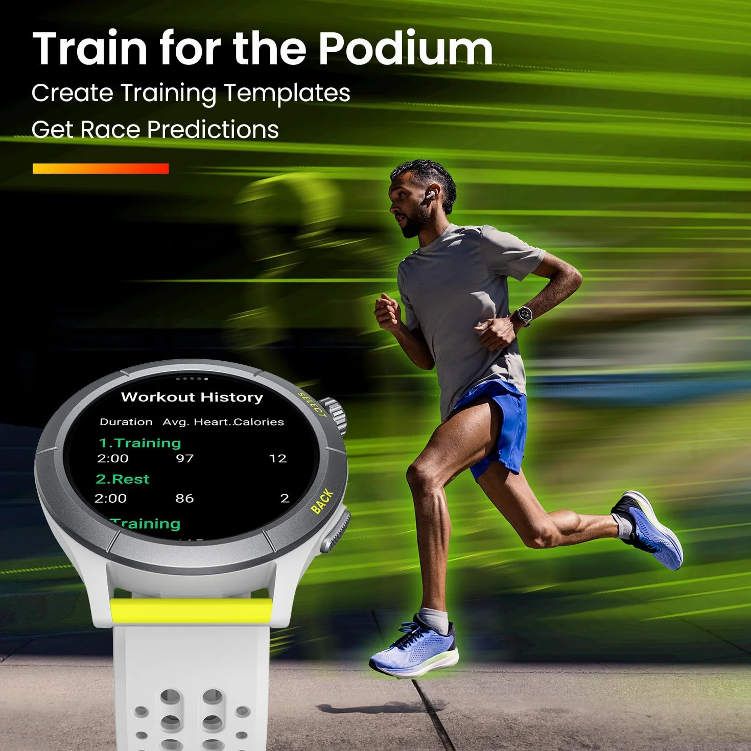 Smartwatch do biegania Amazfit Cheetah 47 mm z dwuzakresowym GPS