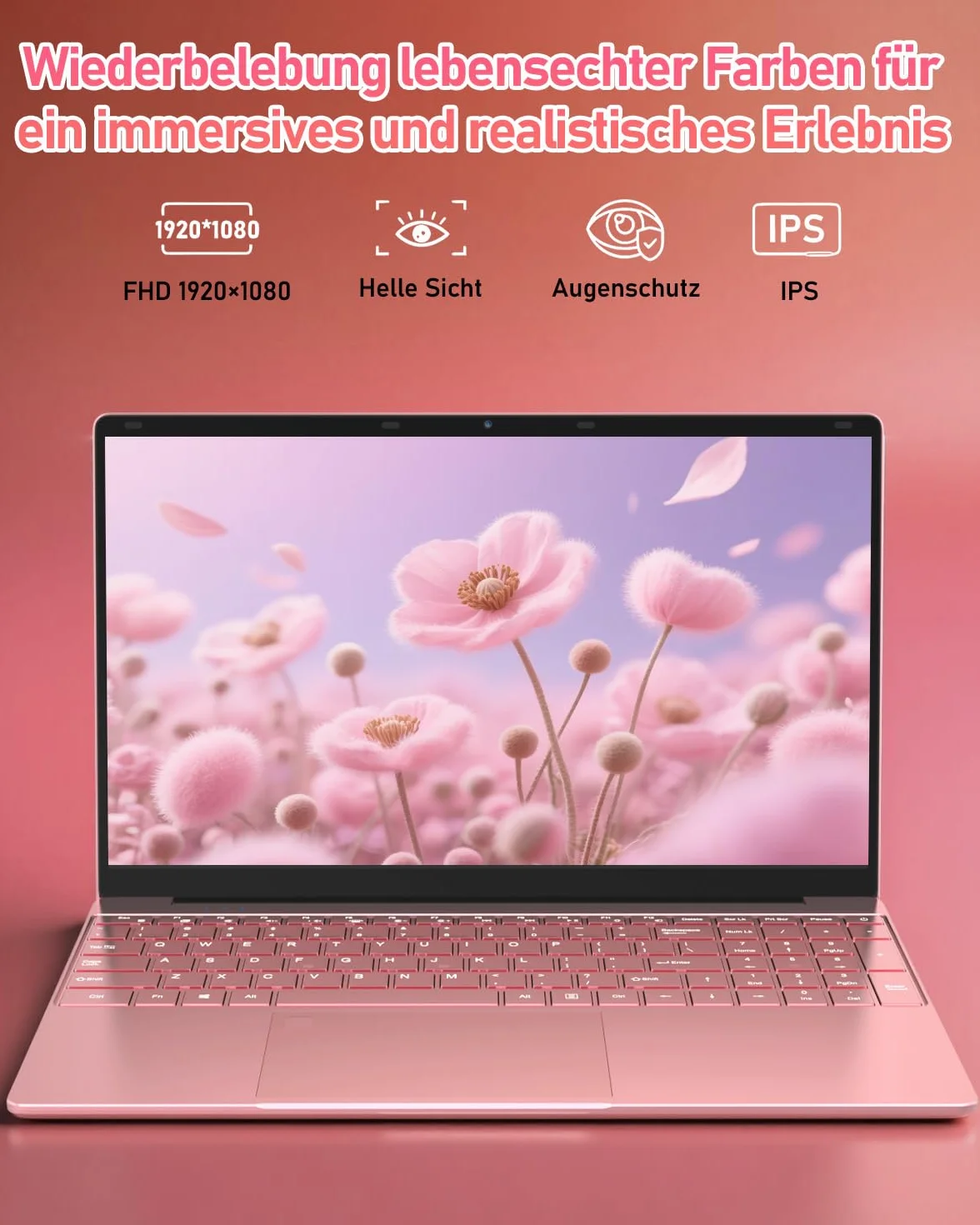 Laptop 15,6" FHD 16 GB RAM 512GB SSD Celeron 5205U Notebook