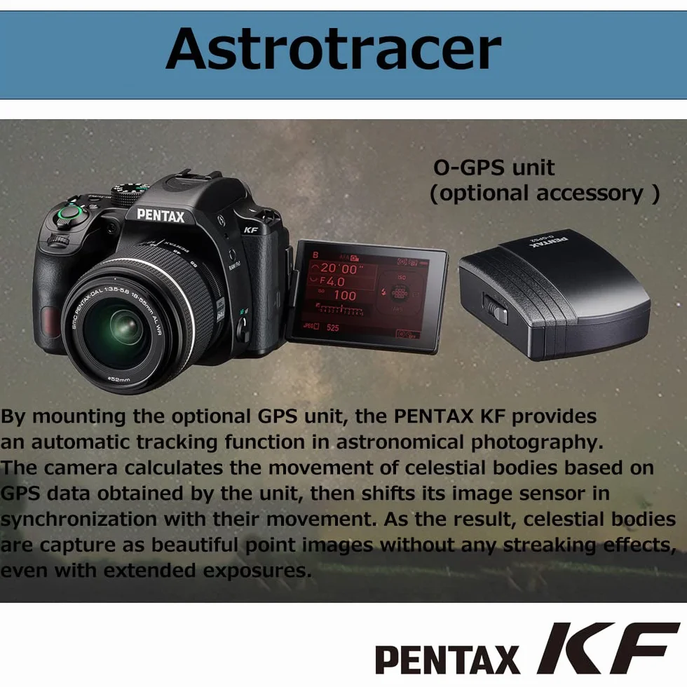 PENTAX KF korpus lustrzanki cyfrowej APS-C odporny na kurz warunki atmosferyczne ruchomy ekran LCD czarny