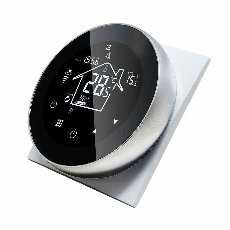 KETOTEK Termostat WiFi do ogrzewania podłogowego 3A, inteligentny termostat Tuya, kompatybilny z Alexa/Google Assistant/Smart Life, termostat programowalny