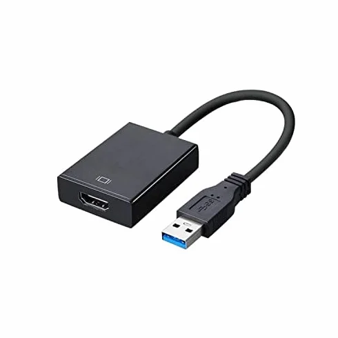 Adapter USB na HDMI USB 3.0 2.0 Audio Video do Windows PC Laptop Projektor