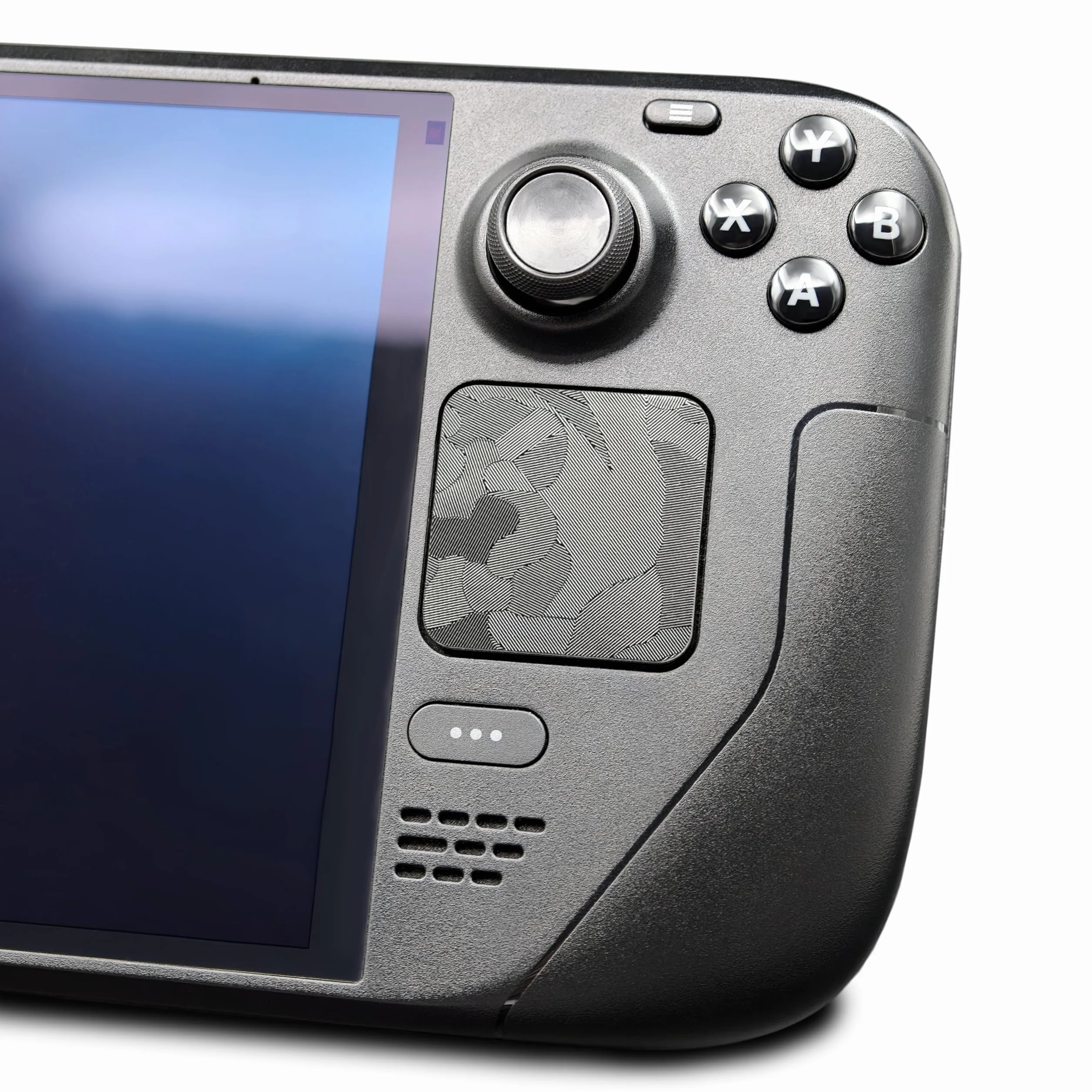 Touchpad Protector Steam Deck, Touch Pads i tylne przyciski Ochronna naklejka tekstury skóry dla Steam Deck Touch Trackpads, wysokiej klasy teksturowany uchwyt Skin Luck&Link