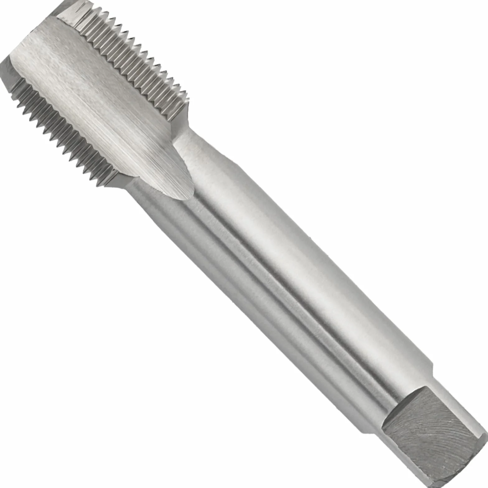 Gwintownik UN 2.5-1.3 cm-8, HSS 1-1/2X8 UN Tap Right Hand | Gwintownik prosty 1-1/2-8, wykonany ze stali szybkotnącej M2, odpowiedni do gwintowania metali.