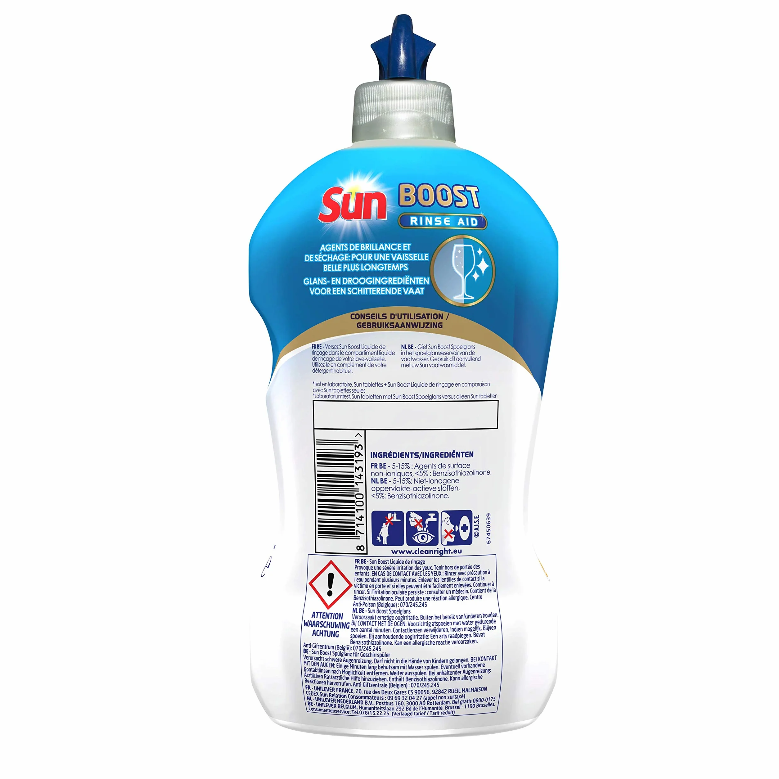 Sun Płyn nabłyszczający do zmywarki Expert Shine Boost Regular 450 ml