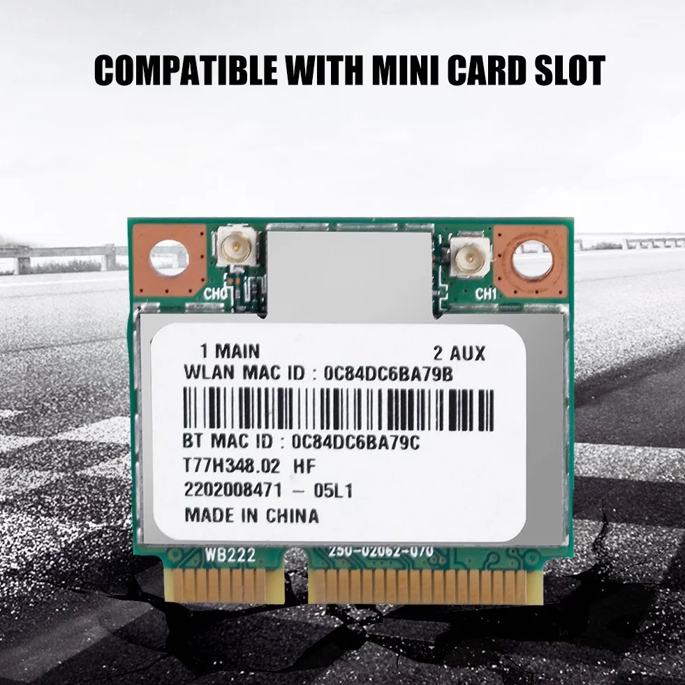 Atheros AR9462 AR5B22 Mini PCI E 802.11N WLAN Karte Bluetooth 4.0 2.4 & 5Ghz