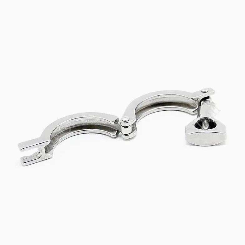 304 SUS Tri Clamp Opaska sanitarna z pojedynczym sworzniem i uszczelką(167mm)